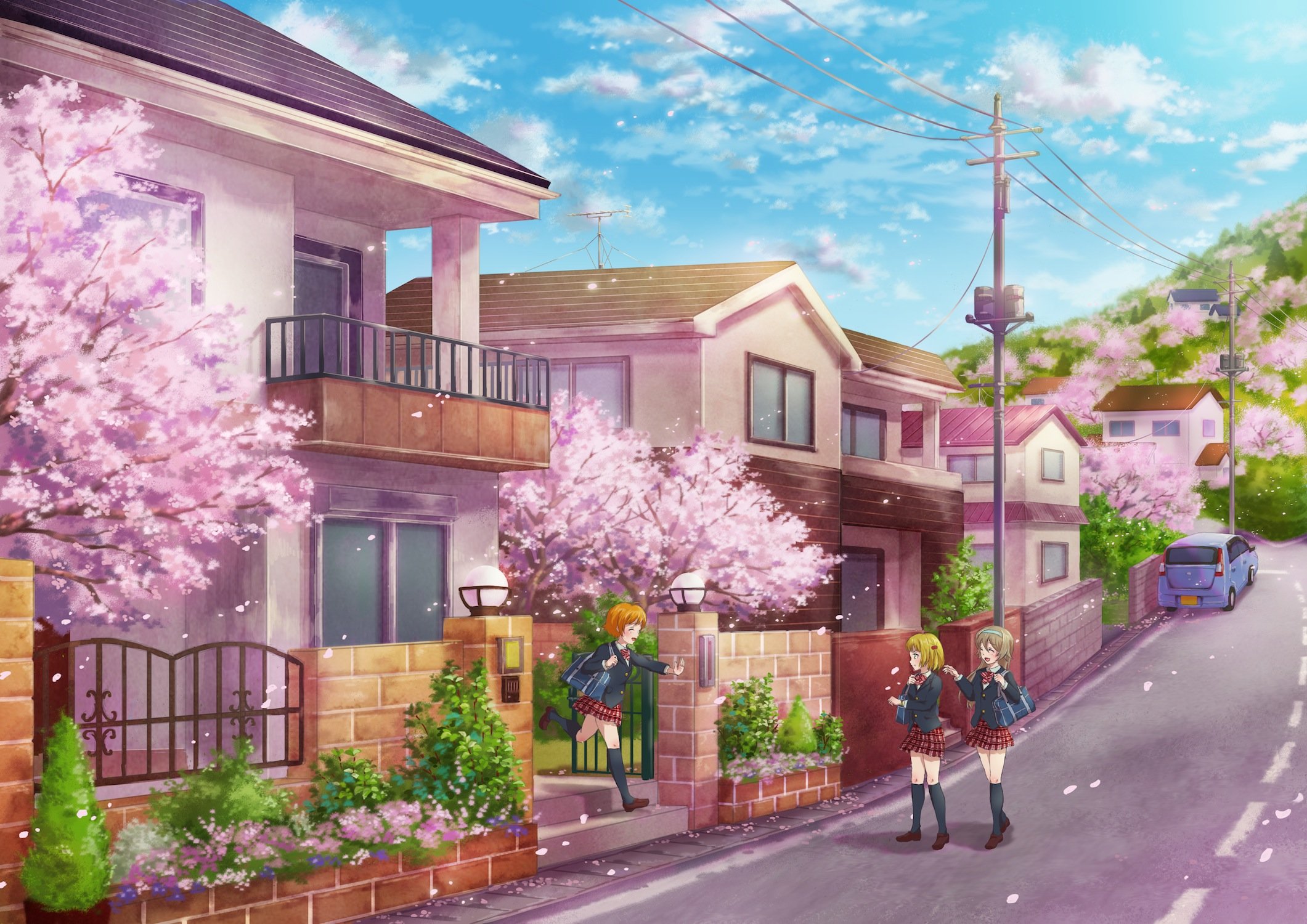 Cherry Blossoms Anime School