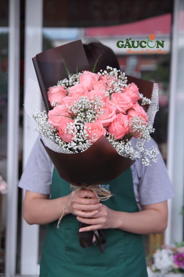 Một bó hoa của Flower Gau Con thay cho lời yêu thương..